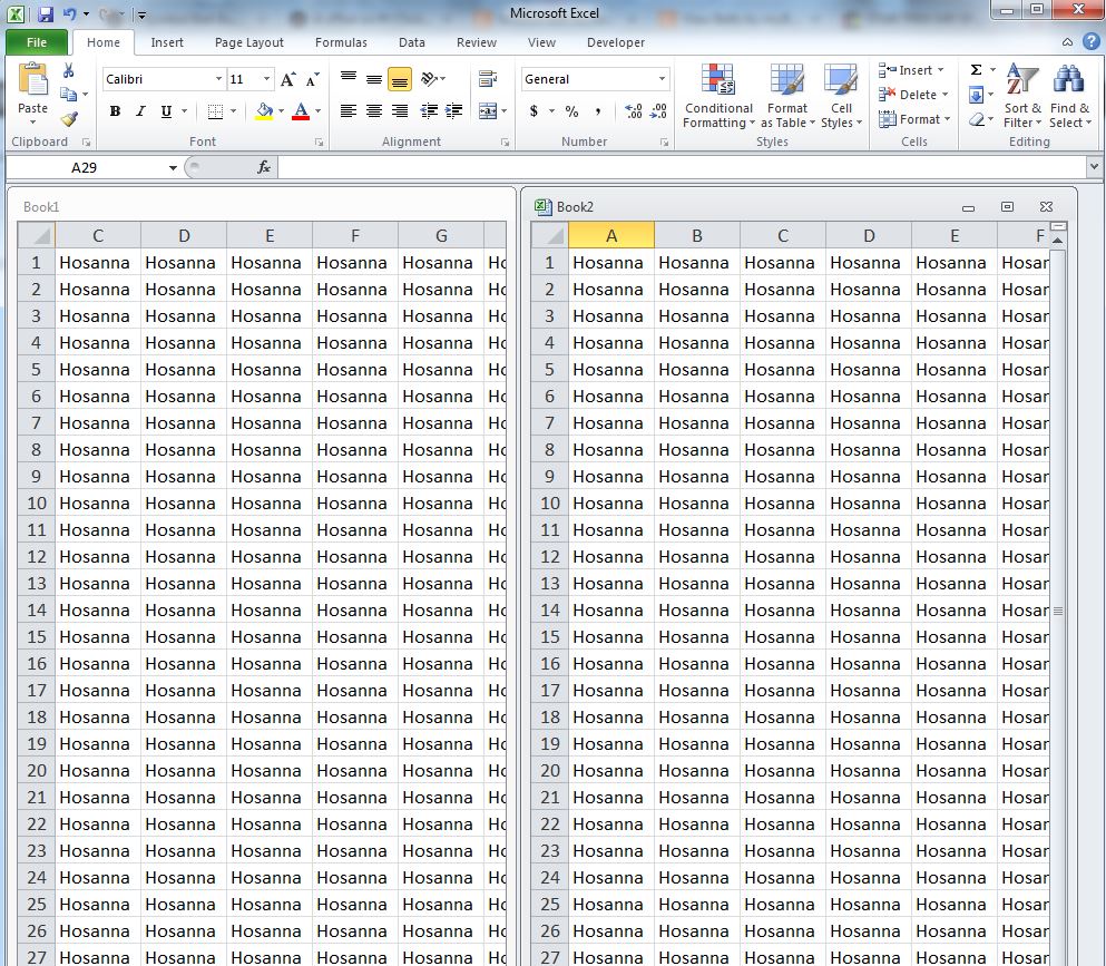 hosanna-in-excel-sheets